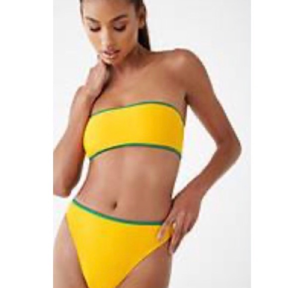 NWOT | Forever 21 bandeau high waist bikini